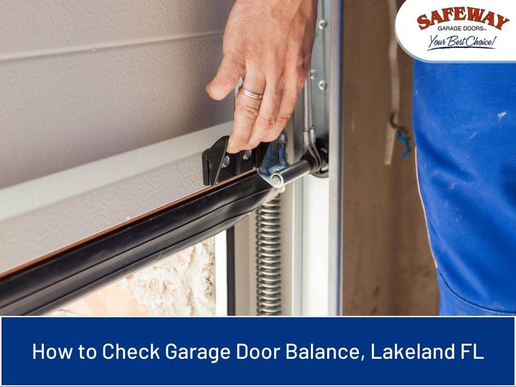 Check Garage Door Balance
