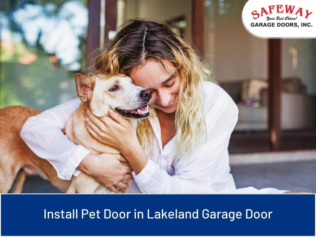 Install pet door