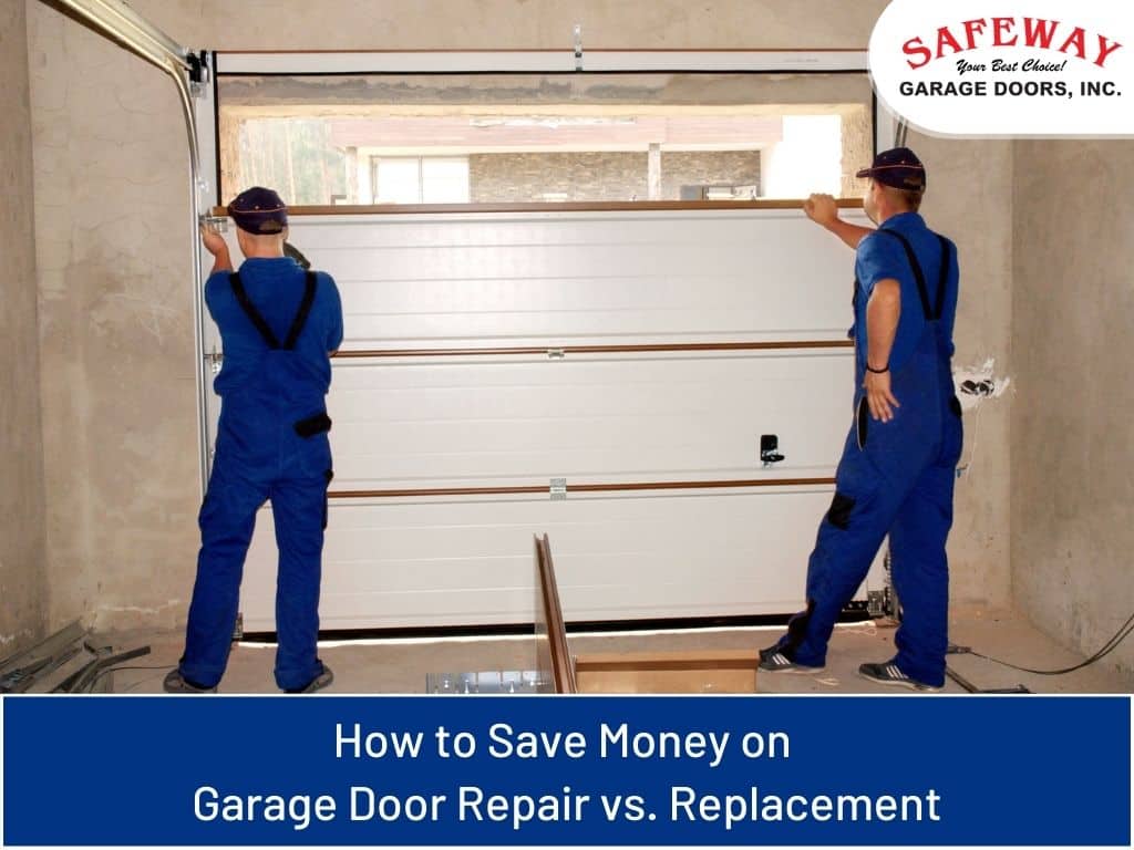 garage door repair vs replacement